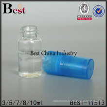3/5/7/8 / 10ml botellas de spray de perfume de cristal, botella de perfume de resina con pulverizador azul